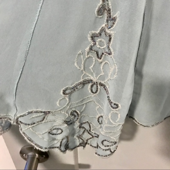 Free People Sheer Beaded Slip Cover - Picture 2 of 5